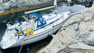 Boat berthing skills for sailing the Baltic Sea